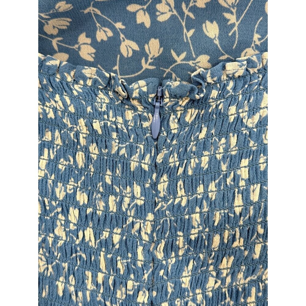 Reformation Blue Floral Midi Dress - Picture 7 of 10